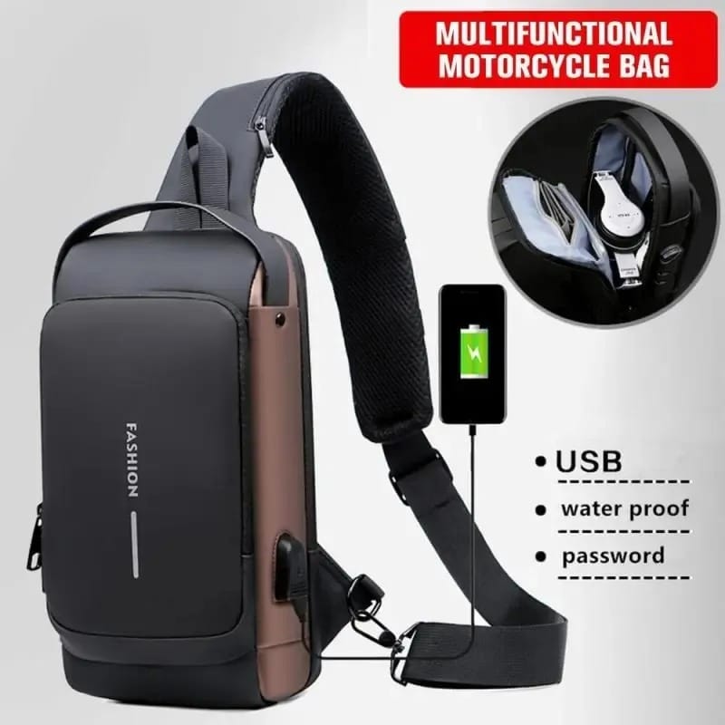 Anti Theft Multi Functional Usb Back Pack (OB/01329)